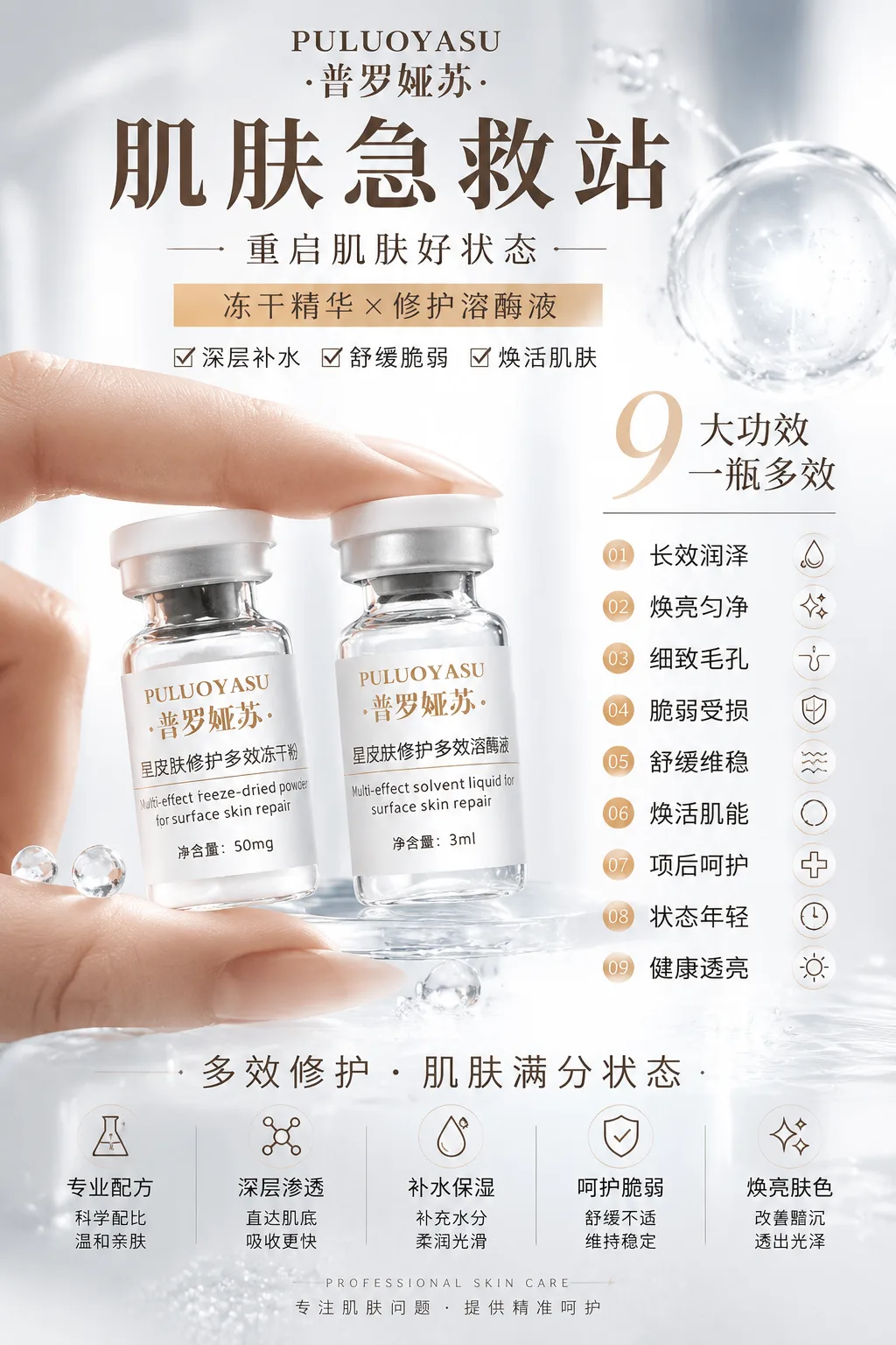 普罗娅苏表层皮肤修护多肽冻干粉 图片 7