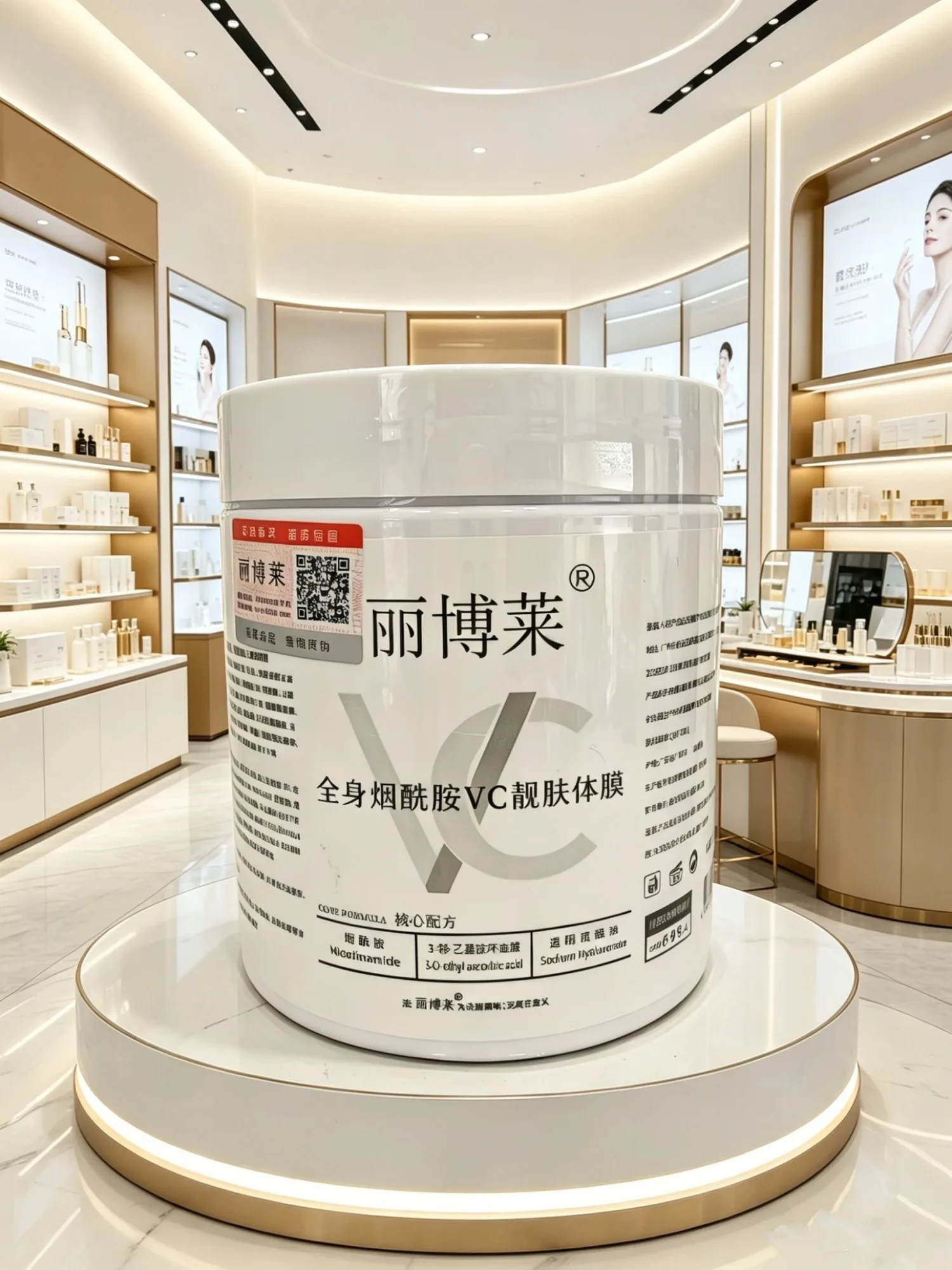 丽博莱全身烟酰胺VC靓肤体膜(提亮肤色，细腻肌肤) 图片 5