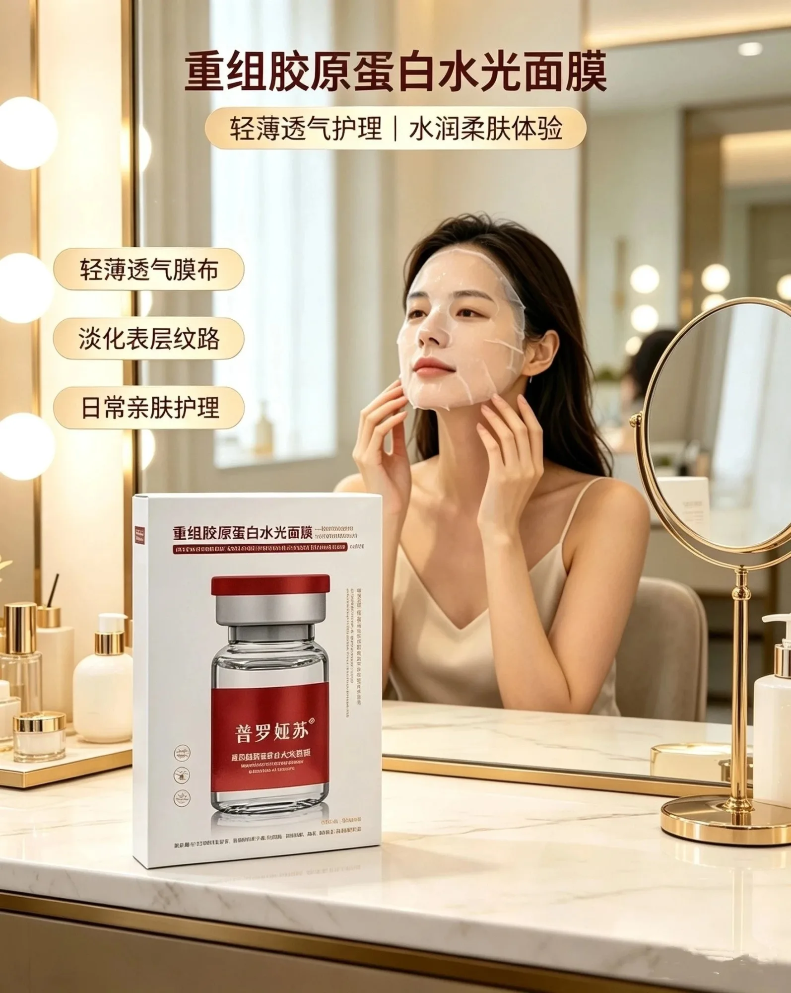 普罗娅苏重组胶原蛋白水光面膜【补水】 图片 5