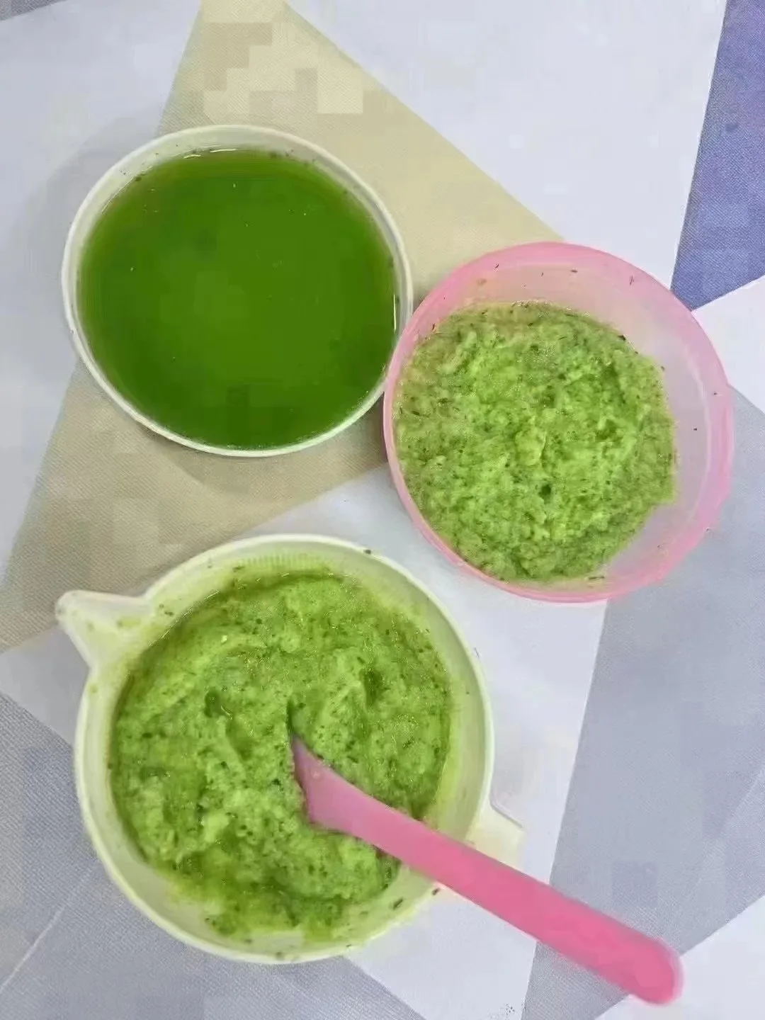美修加青瓜面膜粉， 两瓶一套包括：青瓜嫩敷面膜粉300克➕淡斑保水粉100克 图片 4