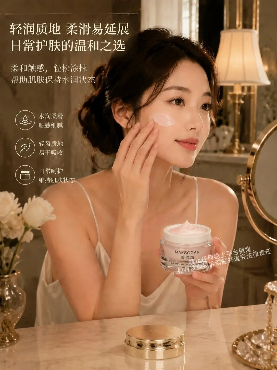 美修加三文鱼水光霜（补水，提亮，修护） 图片 7