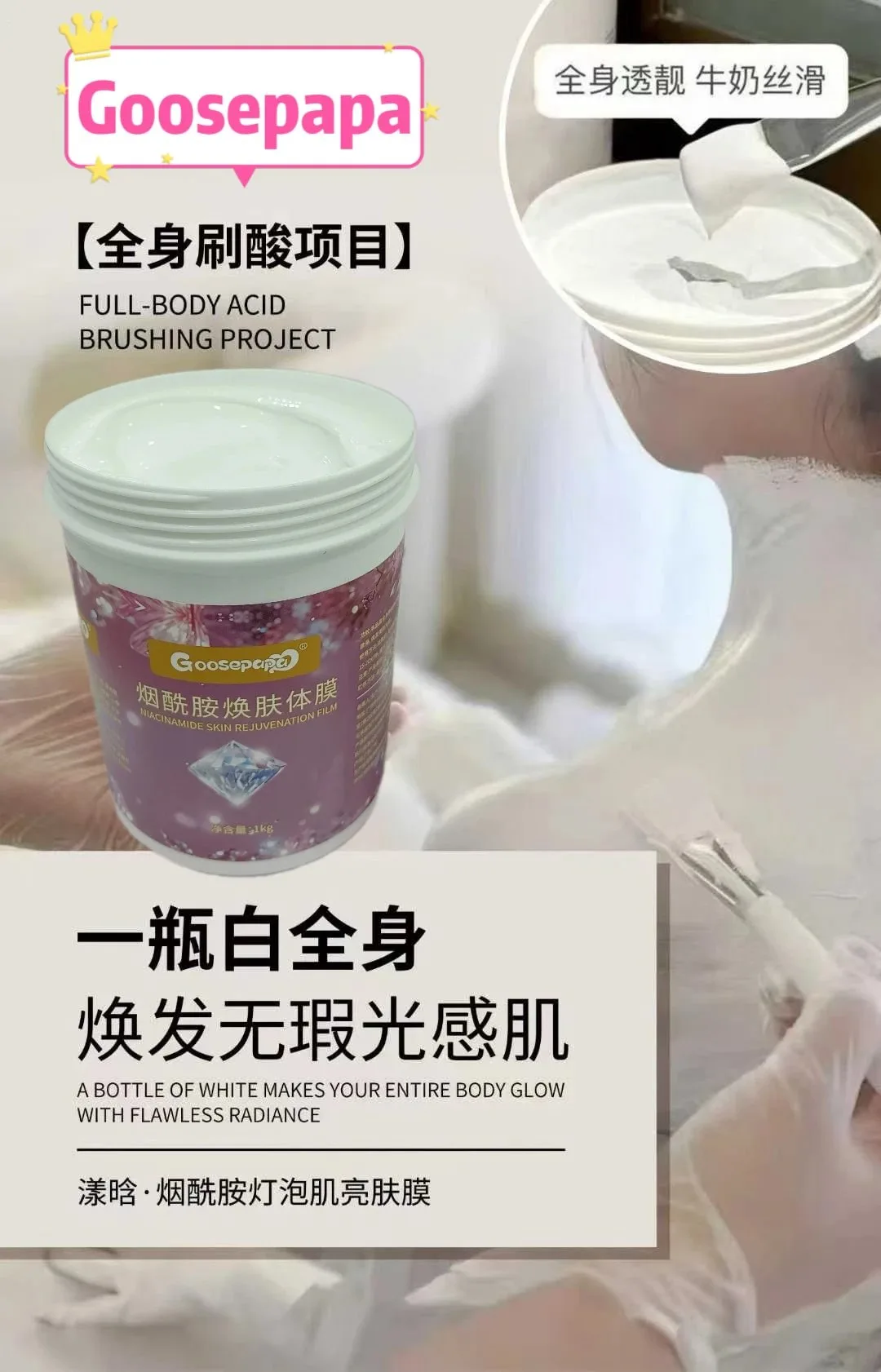 Goosepapa烟酰胺焕肤体膜 图片 6