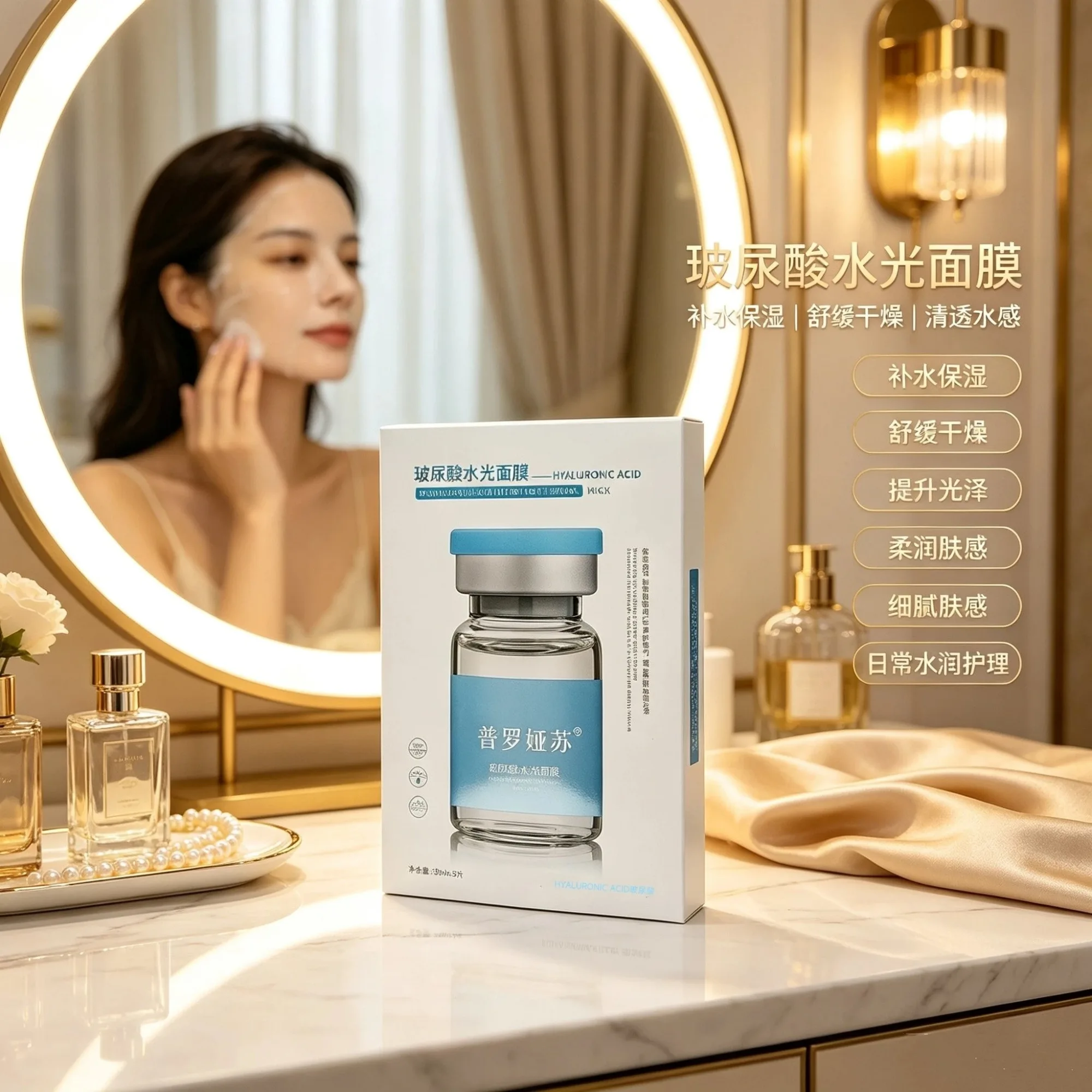 普罗娅苏玻尿酸水光面膜【深层密集补水】 图片 6