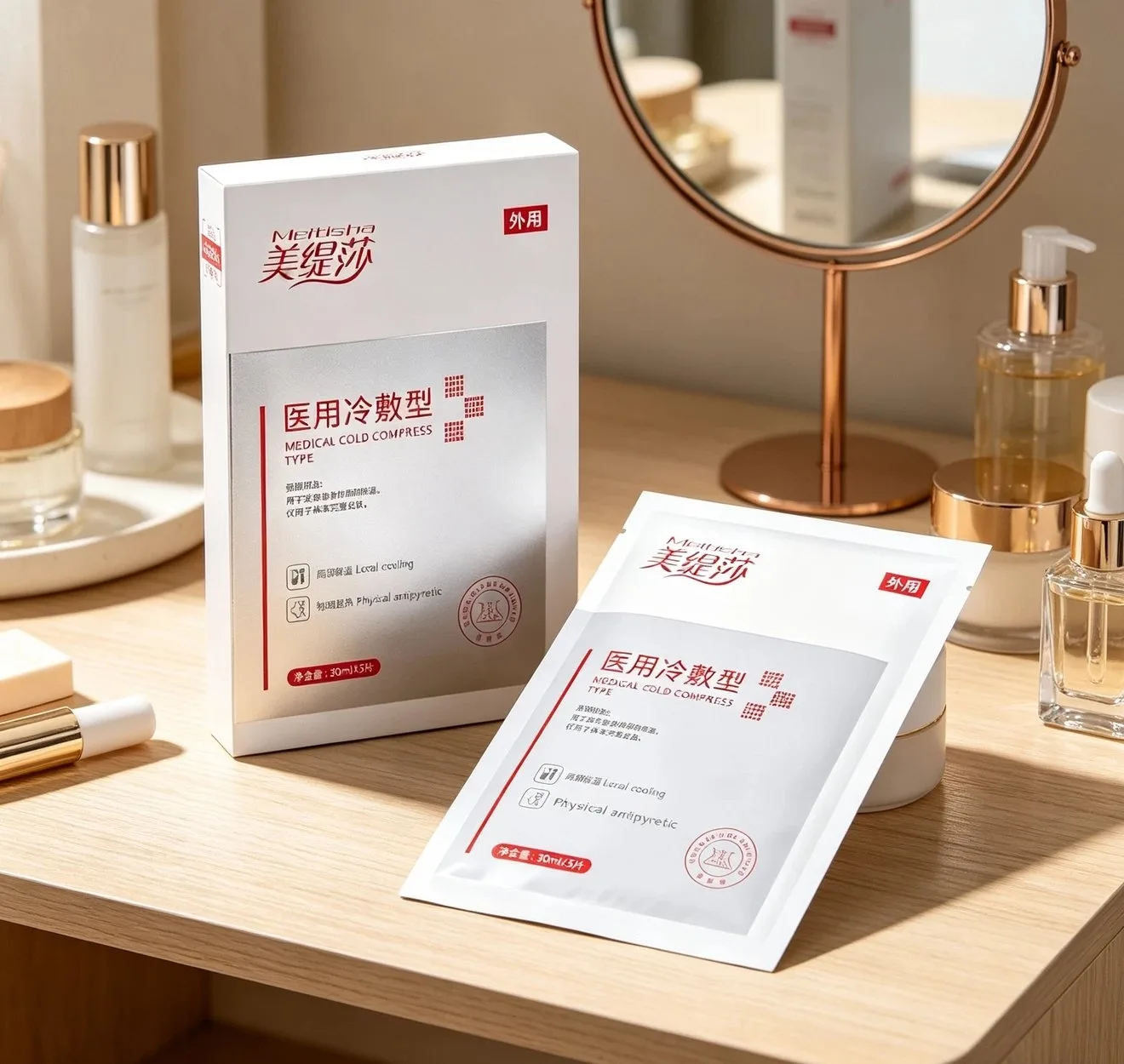 美缇莎银色医用冷敷贴 图片 5