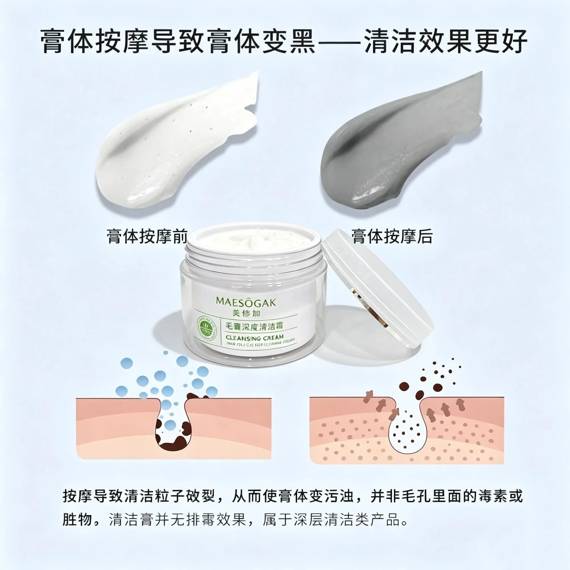 美修加毛囊深度清洁霜(深层清洁，水油平衡) 图片 5