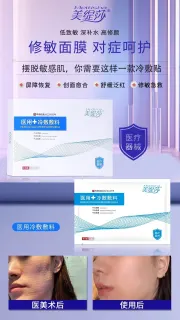 美缇莎浅蓝色款医用面膜